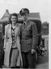 Portrait, Trevor Raymond Teague, 23 October 1945 with his girlfriend, later wife, Alma Coutts, Christchurch - This image may be subject to copyright