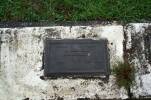 Memorial plaque, Onetangi Cemetery, Waiheke Island (photo P. Baker 2008) - This image may be subject to copyright