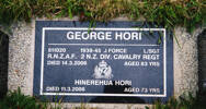 Headstone, Rotorua Cemetery (photo Paul Baker, 2010) - This image may be subject to copyright