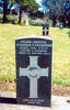 Headstone, Waikumete Cemetery (photograph kindly provided by Paul Baker 2008) - No known copyright restrictions