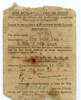 War Department Driving Permit for Private Mohr (461343) - This image may be subject to copyright