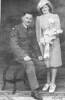 Wedding, December 1941, groom in uniform (Kaitaia News). - This image may be subject to copyright