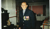 Portrait, in later life wearing medals (kindly provided by family) - This image may be subject to copyright