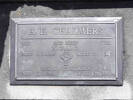 Ex-Service Bronze Memorial Plaque, Andersons Bay Cemetery, Dunedin (photo 2012) - This image may be subject to copyright