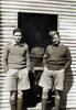 Portrait of Alan McElwain (right) with unknown (middle) and Lt. Hirsch (left) in Syria 1942, provided by S. Harris 2012. - This image may be subject to copyright