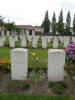 Headstones Row, Cite Bonjean Military Cemetery: Brooke, B; Thompson, WL (photo R Young September 2007) - No known copyright restrictions