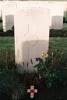 Headstone, Tyne Cot Cemetery, Zonnebeke, Belgium (photo B.G. Knights, 2009) - No known copyright restrictions