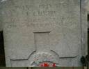 Headstone (close up), Lijssenthoek Military Cemetery (Photo Mr & Mrs R. Brooker, 1998) - No known copyright restrictions
