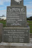 Maungakaramea War Memorial, North East face, WW1 & WW2 Commemoration panel and WW1 names (June 2010) - No known copyright restrictions