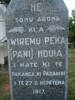 Memorial stone, Tu Auau Marae, Reporua, New Zealand detail (photo kindly provided by whanau) - No known copyright restrictions