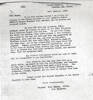 Letter notifying the Flight Sergeant Behrent's family of his death. Fellow New Zealander Noel Breward died in the same incident. Image may be subject to copyright restrictions.