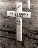Grave, wooden cross, Hamburg Cemetery - This image may be subject to copyright