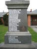 Pleasant Point War Memorial, South Canterbury, names WW2 (Photo Brian Davison, 2009) - This image may be subject to copyright