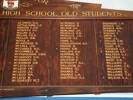Helensville District High School (Kaipara College) Roll of Honour, Name columns 3, on the right hand side: Le Grice - McGarvey; McMurdo - Sheffield; Shepherd - Wilson (photo G.A. Fortune April 2010) - Image has All Rights Reserved