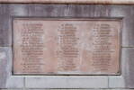 Ashburton War Memorial. Panel 3 (WW2), names, bronze panel. Photo G.A. Fortune, 2003 - Image has All Rights Reserved