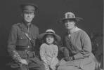 Family photo, soldier, wife and child: Lt.-Col. James Pow from Austin, W. (1924) p. 288-289 - No known copyright restrictions