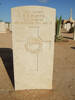 Headstone, Tobruk War Cemetery, Libya (photo B. Coutts, 2009) - This image may be subject to copyright