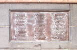 Ashburton War Memorial. Panel 2 (WW2), names, bronze panel. Photo G.A. Fortune, 2003 - Image has All Rights Reserved