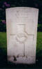 Gravestone for Flight Sergeant Keith Emmett Smith at Jonkerbos Cemetery. - This image may be subject to copyright