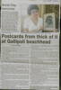 Postcards from the thick of it at Gallipoli beachhead, articles published in Bay News, 18 and 25 April 2001 - No known copyright restrictions