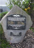 Memorial stone, at Musem of Transport & Technology (MOTAT). In memory of the 8 young New Zealand Pilots lost on 15 January 1945. (photo kindly taken by the Keefe family) - This image may be subject to copyright