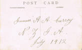 Reverse, Portrait, postcard stamped, and inscription - No known copyright restrictions
