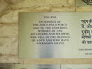 Dedication, Heliopolis (Aden) Memorial, Egypt (photo B. Coutts, 2009) - No known copyright restrictions