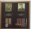 Family framed montage, portraits and medals - This image may be subject to copyright