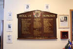 View, in situ, Roll of Honour, Ahuroa, WW1 and WW2, Warkworth RSA (photo J. Halpin January 2013) - No known copyright restrictions