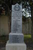Tomarata Memorial front, WW1 names detail (photo J. Halpin November, 2010) - No known copyright restrictions