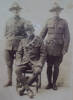 Group, 3 soldiers, Fred Murray (14466) standing on the left - No known copyright restrictions