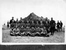 Group, Officers of Wellington Mounted Rifles, in front of a tent, Egypt?. - No known copyright restrictions