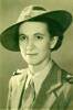 Portrait, WW2, Elizabeth Wilson, street uniform (kindly provided by family) - This image may be subject to copyright