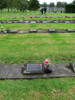Gravestone broad view at Papatoetoe Cemetery provided by Sarndra Lees May 2013 - This image may be subject to copyright