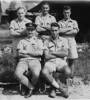 Medical Section 6FB Squadron, Halavo, Solomon Islands in 1944. Those in the photo are: back row, LAC Seddon, LAC Billing, LAC Dromgool; front row, F/L Jenner, Cpl. Sinclair. - This image may be subject to copyright