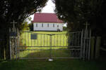 View Frank Wintle memorial gates and to St Michael's and All Angel's Church (photo J. Halpin 2011) - No known copyright restrictions - No known copyright restrictions