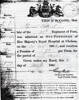 Discharge papers, 65th Regiment (kindly provided by family) - No known copyright restrictions