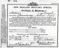 Discharge Certificate, WW2 - This image may be subject to copyright