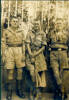 Group, WW2, three soldiers standing , Cairo, Egypt, Donald W. Rowsell standing on right; other soldiers un-named (kindly provided by family) - This image may be subject to copyright