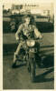 Reginald Woodgyer on motorcycle (provided by Bobbie Woodgyer, daughter) - This image may be subject to copyright
