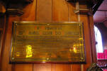 Memorial plaque, St Mark's Anglican Church, Remuera (photo John Halpin November 2011) - CC BY John Halpin