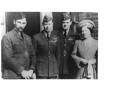 After the War. King George & Queen Elizabeth Air Marshall Sir Roderick Carr - No known copyright restrictions