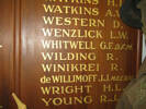 Detail, Tirau District 1939 - 1945 Roll of Honour held by the Tirau Museum - This image may be subject to copyright