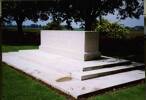 Stone of Remembrance, Trois-Arbres Cemetery (photos Mr J. Hurd of England, 1998) - No known copyright restrictions