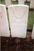 Headstone, Quarry Cemetery (Photograph kindly provided for Cenotaph by family and delivered by H. Wichman Vice President Cook Islands RSA 2009) - No known copyright restrictions