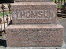 Memorial Gravestone at Addington Cemetery, detail of 7/1663 Allan James Thomson plaque (Image by Sarndra Lees 2009) - Image has All Rights Reserved.