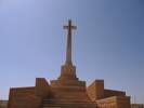 Cross of Sacrifice at Knightsbridge Cemetery, Libya (photo Mrs Downing 2005) - This image may be subject to copyright