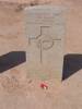 Headstone at Knightsbridge Cemetery, Libya (photo Mrs Downing, 2005) - This image may be subject to copyright