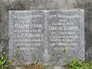 Memorial headstone, David Edwin Bradly, Helensville Cemetery (provided by Sarndra Lees 2012) - This image may be subject to copyright