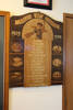 Roll of Honour, Warkworth RSA, 1939 - 1945, wood inlay (J. Halpin January 2013) - This image may be subject to copyright